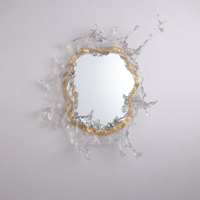 Modern Water Drop Mirror Wall Light LED Crystal Decorative Sconce for Home