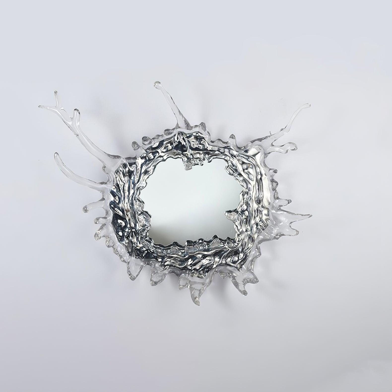 Modern Water Drop Mirror Wall Light LED Crystal Decorative Sconce for Home