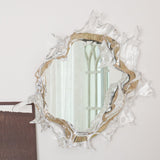 Modern Water Drop Mirror Wall Light LED Crystal Decorative Sconce for Home