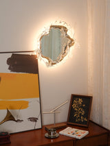 Modern Water Drop Mirror Wall Light LED Crystal Decorative Sconce for Home