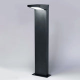Modern Waterproof 7 Shaped Solar Pathway LED Post Lights for Outdoor Garden Landscape Lighting