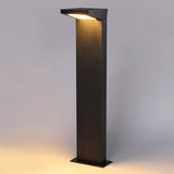 Modern Waterproof 7 Shaped Solar Pathway LED Post Lights for Outdoor Garden Landscape Lighting