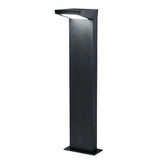 Modern Waterproof 7 Shaped Solar Pathway LED Post Lights for Outdoor Garden Landscape Lighting