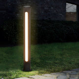 Modern Waterproof Aluminum Cylinder Outdoor Pathway LED Light Landscape Pillar Lamp