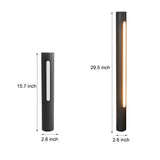 Modern Waterproof Aluminum Cylinder Outdoor Pathway LED Light Landscape Pillar Lamp