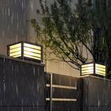 Modern Waterproof Aluminum Solar LED Fence Post Cap Lights for Outdoor Deck Garden Decor