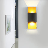 Modern Waterproof COB LED Outdoor Wall Light Aluminum Up and Down Exterior Sconce for Garden and Villa
