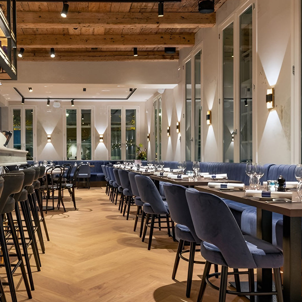 Modern Waterproof COB LED Outdoor Wall Light Aluminum Up and Down Exterior Sconce for Garden and Villa