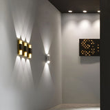 Modern Waterproof COB LED Outdoor Wall Light Aluminum Up and Down Exterior Sconce for Garden and Villa