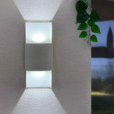 Modern Waterproof COB LED Outdoor Wall Light Aluminum Up and Down Exterior Sconce for Garden and Villa
