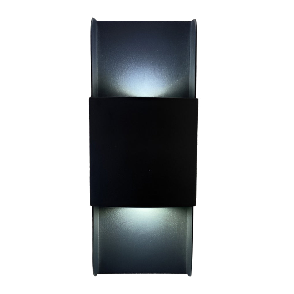Modern Waterproof COB LED Outdoor Wall Light Aluminum Up and Down Exterior Sconce for Garden and Villa