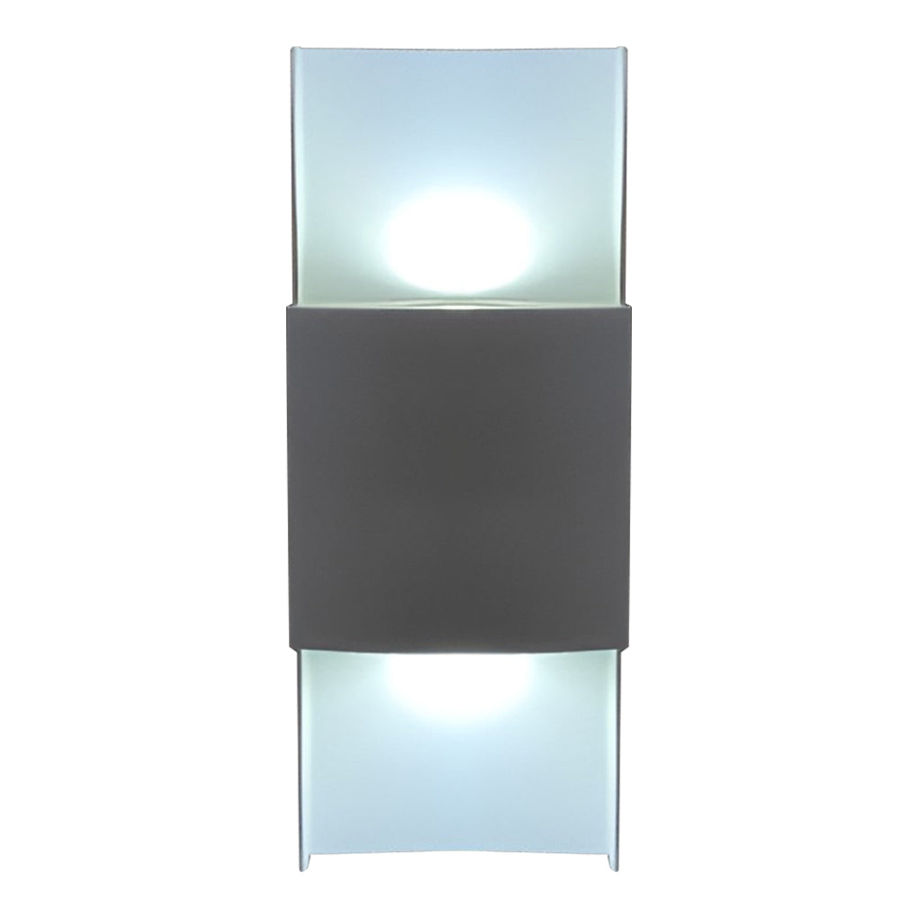 Modern Waterproof COB LED Outdoor Wall Light Aluminum Up and Down Exterior Sconce for Garden and Villa