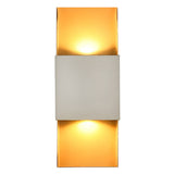 Modern Waterproof COB LED Outdoor Wall Light Aluminum Up and Down Exterior Sconce for Garden and Villa