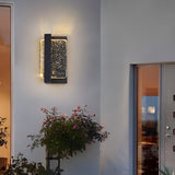 Modern Waterproof Crystal Bubble Glass Outdoor Wall Sconce for Porch and Garden