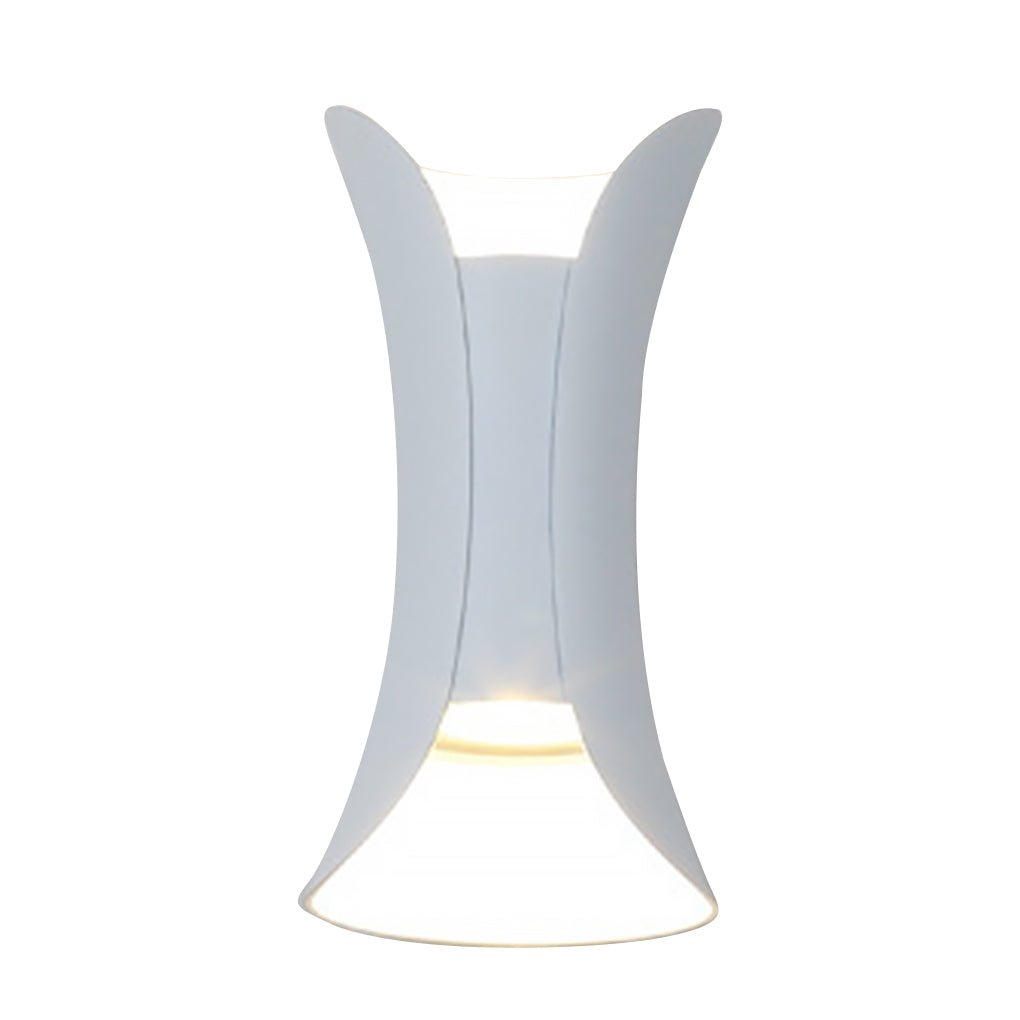 Modern Waterproof Curved LED Outdoor Wall Light Up and Down Exterior Sconce