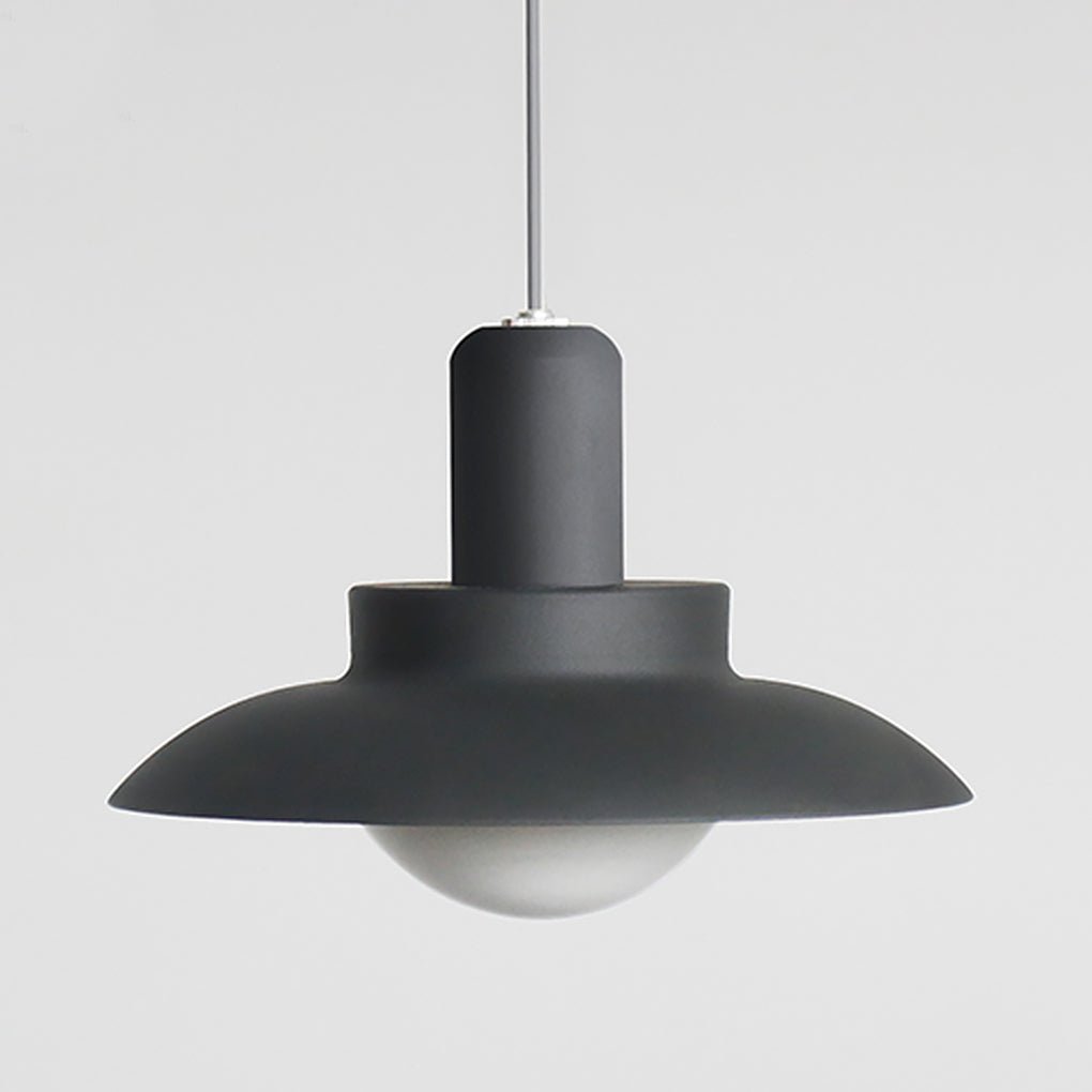 Modern Waterproof Exterior LED Chandelier with Frosted Glass for Covered Patio and Garden