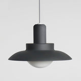 Modern Waterproof Exterior LED Chandelier with Frosted Glass for Covered Patio and Garden