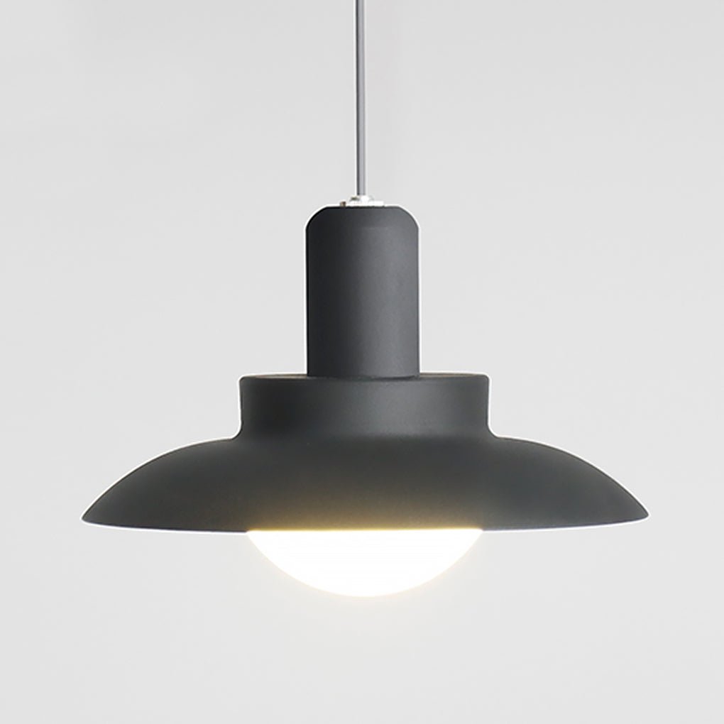 Modern Waterproof Exterior LED Chandelier with Frosted Glass for Covered Patio and Garden