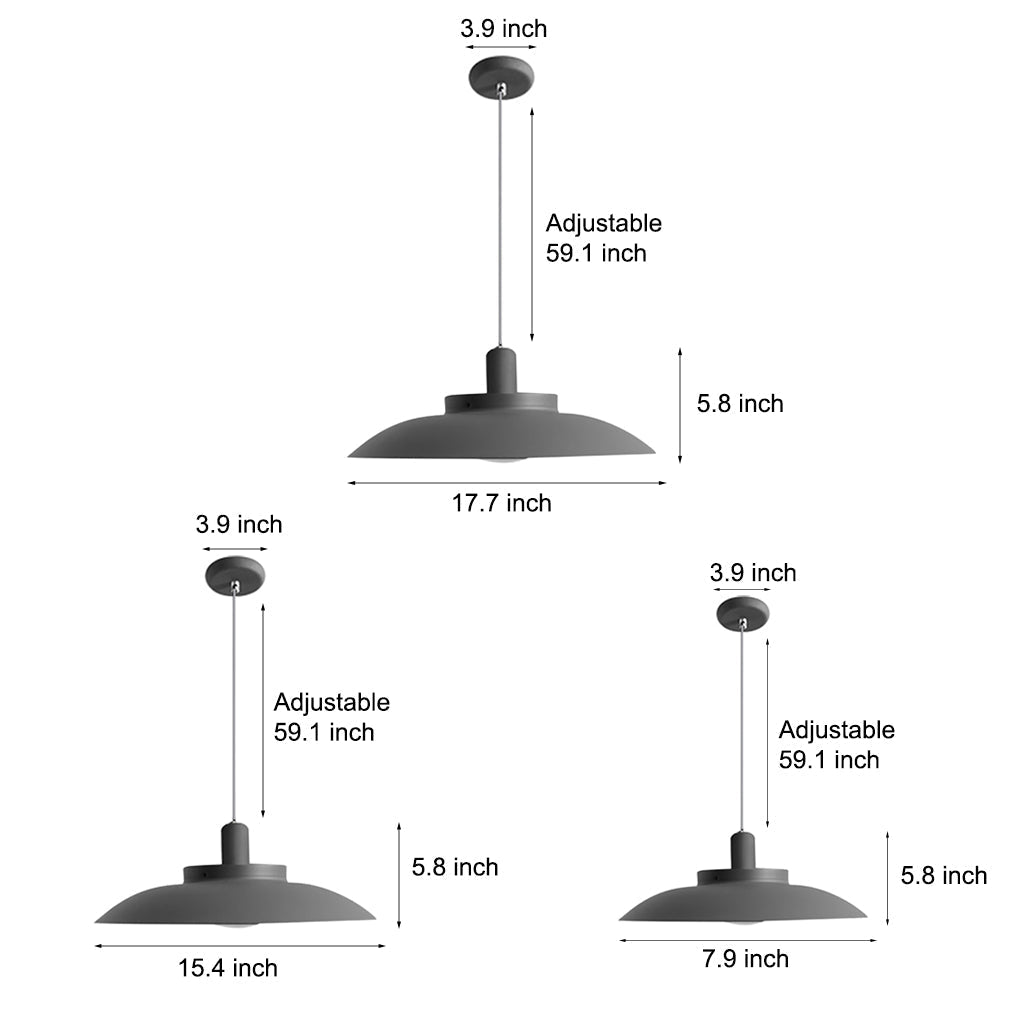 Modern Waterproof Exterior LED Chandelier with Frosted Glass for Covered Patio and Garden