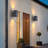 Modern Waterproof LED Exterior Wall Sconce IP65 Aluminum Fixture for Patio Balcony Villa