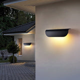 Modern Waterproof LED Exterior Wall Sconce Minimalist Outdoor Light for Garden and Patio