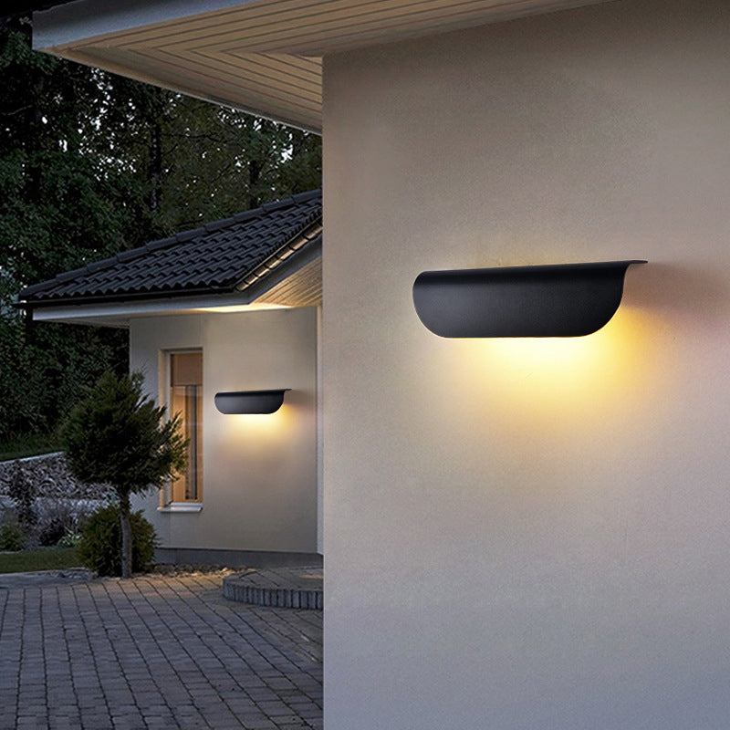 Modern Waterproof LED Exterior Wall Sconce Minimalist Outdoor Light for Garden and Patio