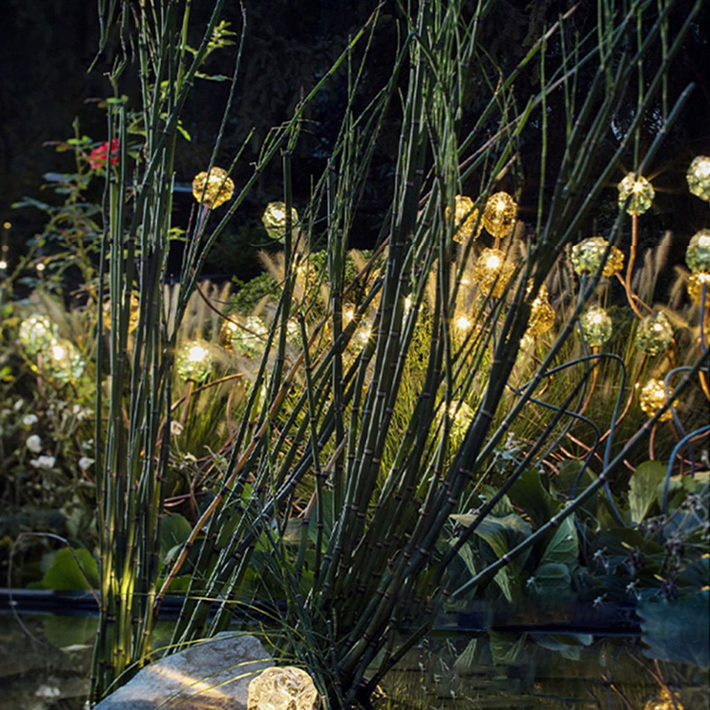 Modern Waterproof LED Flower Bud Garden Lawn Lamp Stainless Steel Pathway Lighting