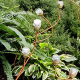 Modern Waterproof LED Flower Bud Garden Lawn Lamp Stainless Steel Pathway Lighting