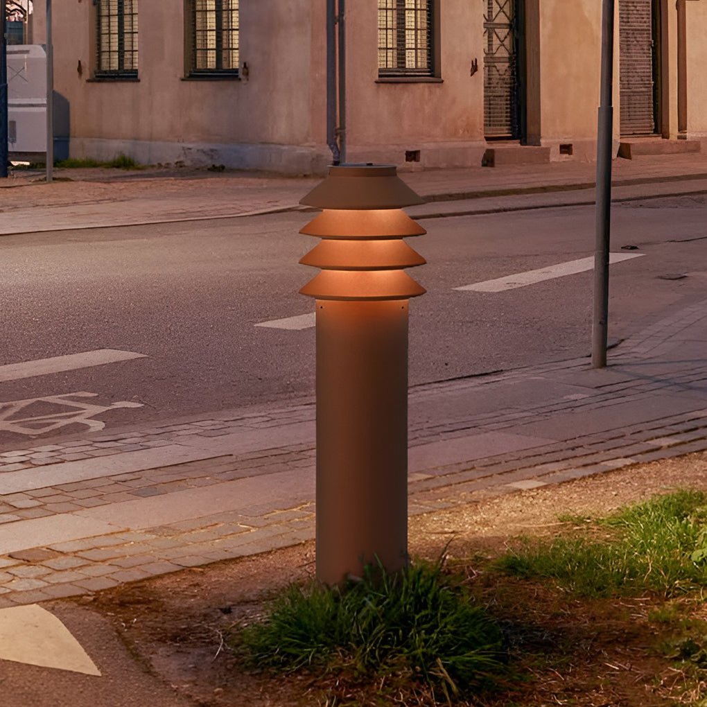 Modern Waterproof LED Garden Post Light Aluminum Outdoor Pathway Landscape Lighting for Walkways