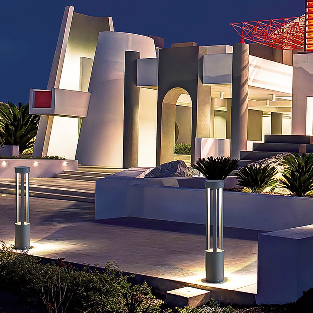 Modern Waterproof LED High Pole Post Light for Outdoor Landscape Garden and Driveway