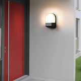 Modern Waterproof LED Outdoor Wall Light Dark Gray Aluminum Sconce for Patio and Garden