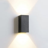 Modern Waterproof LED Outdoor Wall Sconce IP65 Aluminum Exterior Lighting for Villa and Courtyard