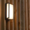 Modern Waterproof LED Outdoor Wall Sconce Minimalist IP65 Black Exterior Porch Light