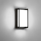 Modern Waterproof LED Outdoor Wall Sconce Minimalist IP65 Black Exterior Porch Light