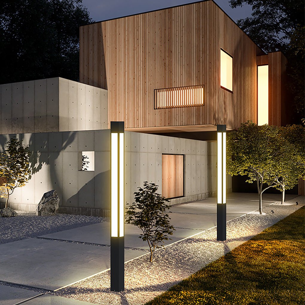 Modern Waterproof LED Solar Landscape Pathway Light for Villa Garden and Outdoor Courtyard