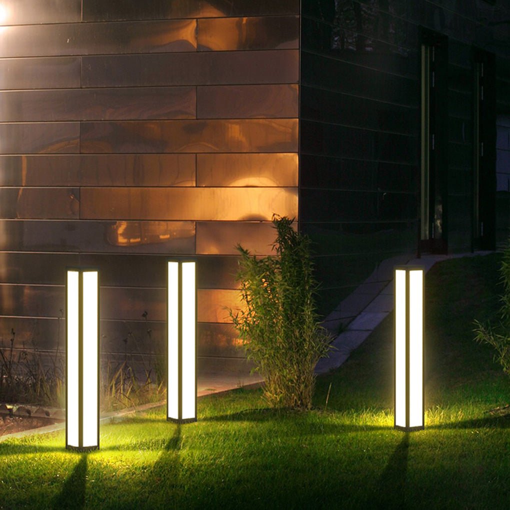 Modern Waterproof LED Solar Landscape Pathway Light for Villa Garden and Outdoor Courtyard