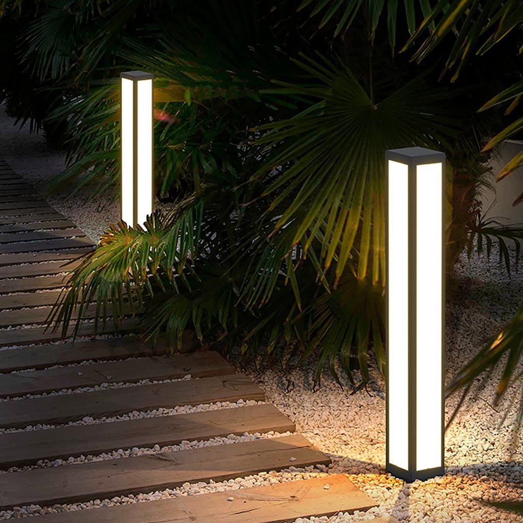Modern Waterproof LED Solar Landscape Pathway Light for Villa Garden and Outdoor Courtyard