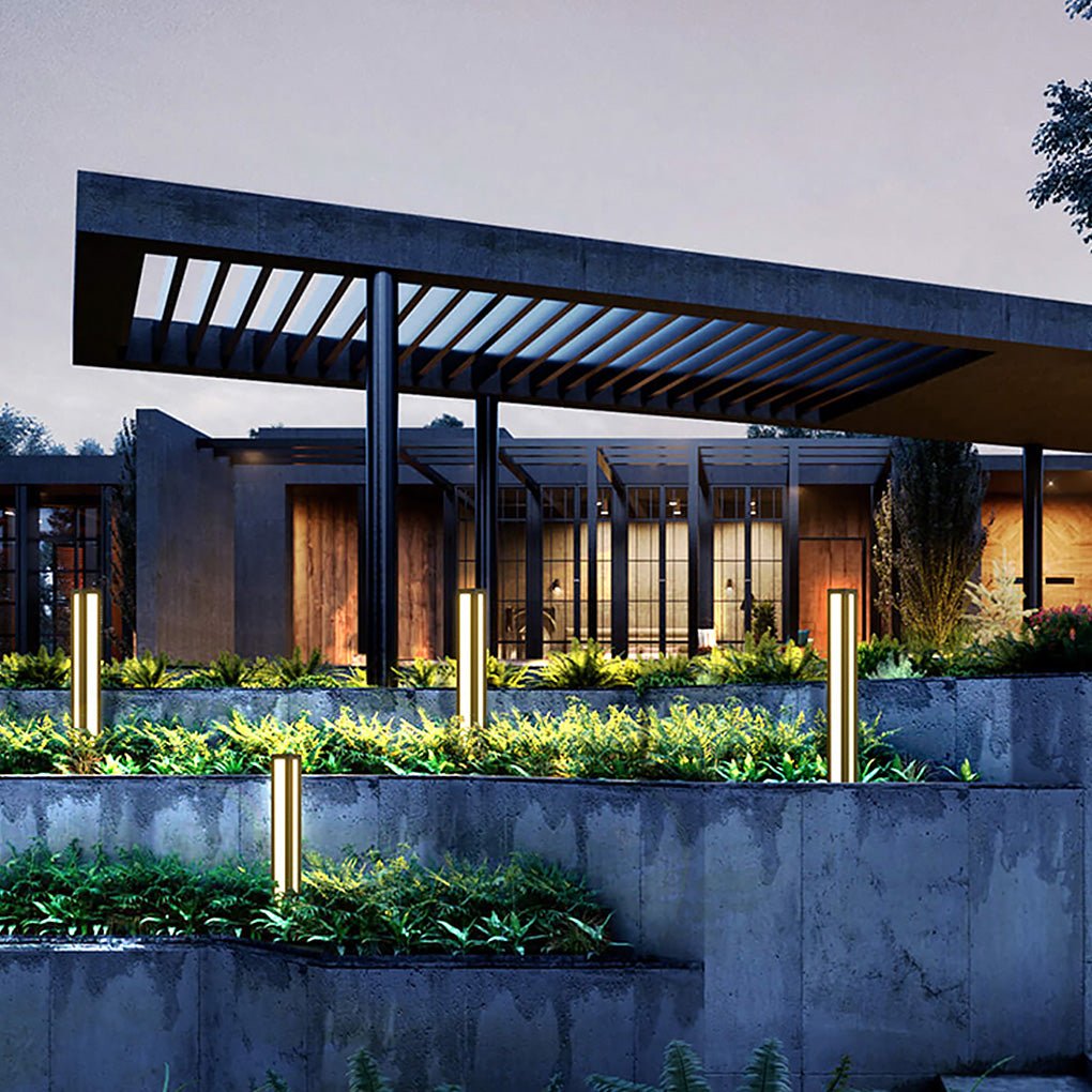 Modern Waterproof LED Solar Landscape Pathway Light for Villa Garden and Outdoor Courtyard