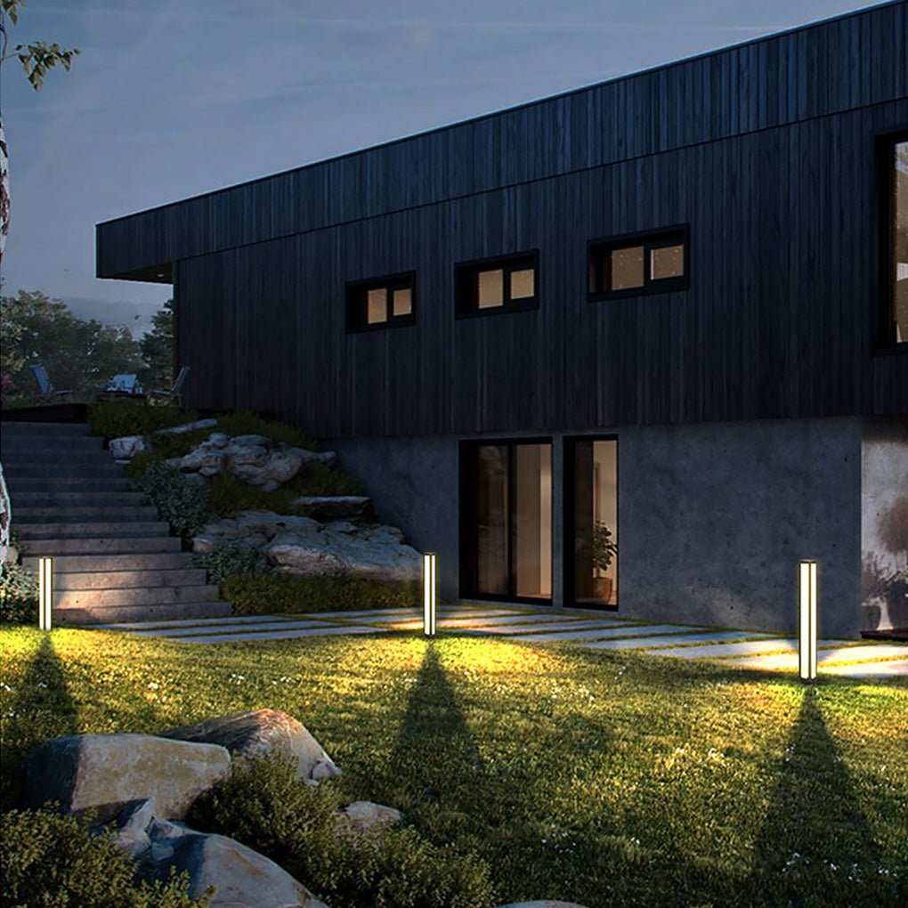 Modern Waterproof LED Solar Landscape Pathway Light for Villa Garden and Outdoor Courtyard