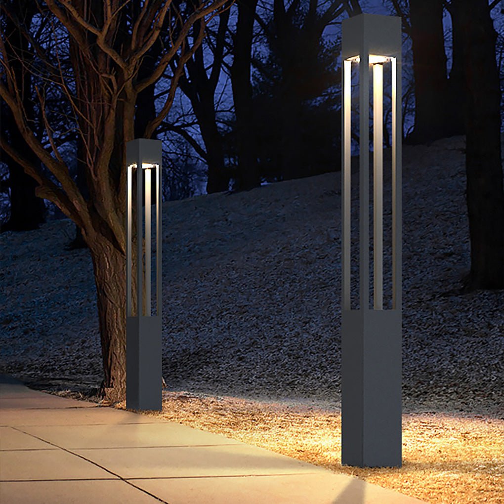 Modern Waterproof LED Solar Landscape Pathway Light for Villa Garden and Outdoor Courtyard