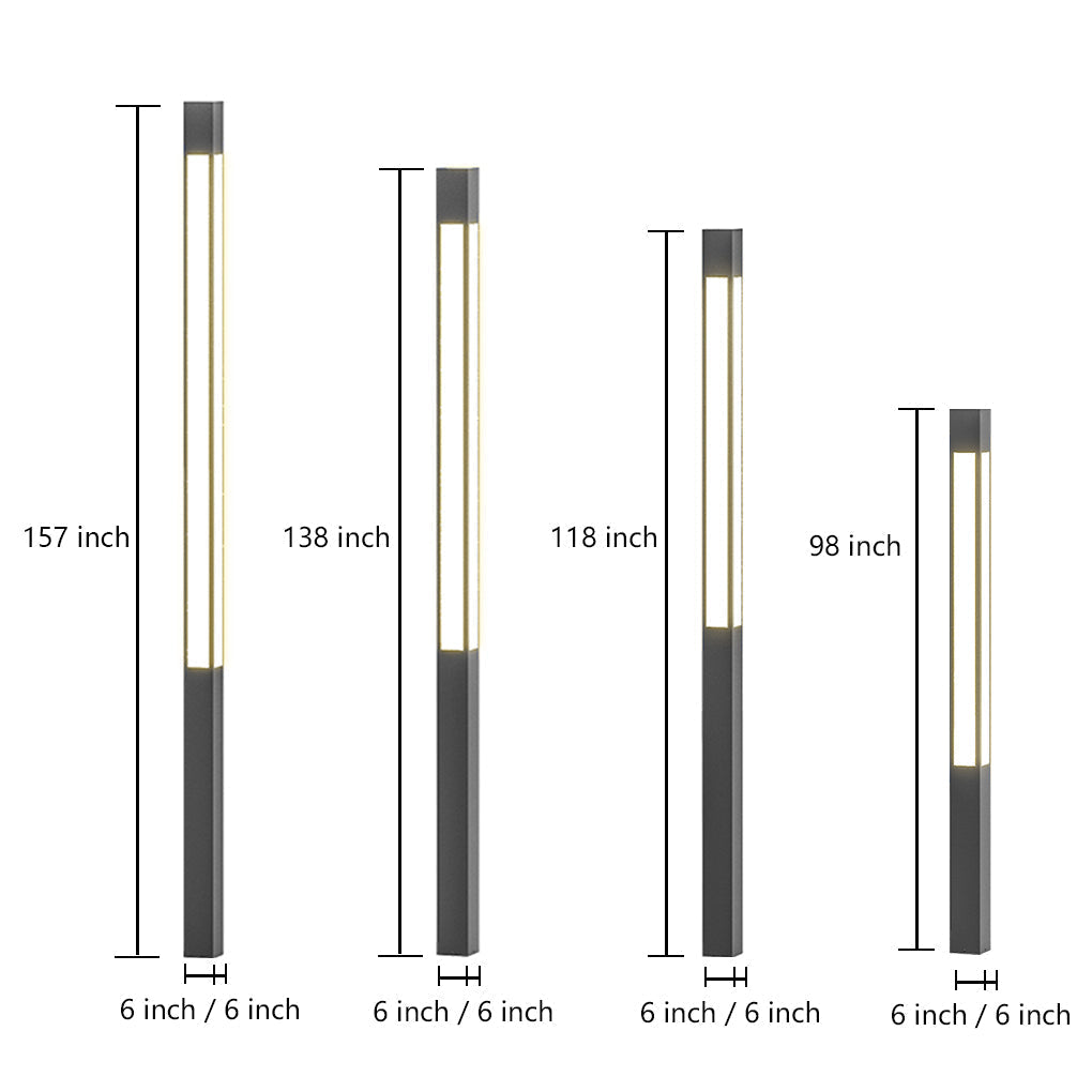 Modern Waterproof LED Solar Landscape Pathway Light for Villa Garden and Outdoor Courtyard