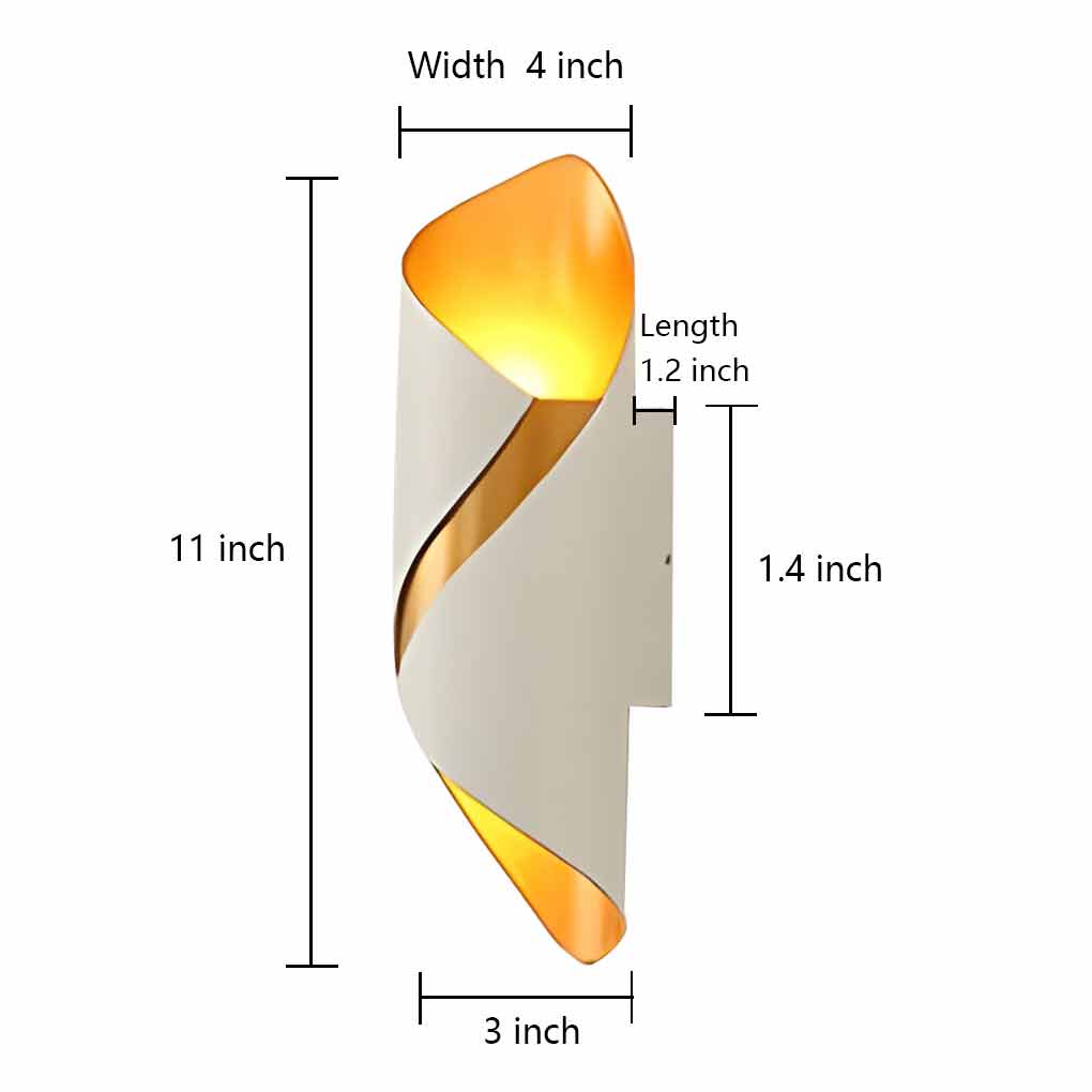 Modern Waterproof LED Up and Down Outdoor Wall Sconce for Porch and Garden Lighting