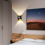 Modern Waterproof LED Up and Down Wall Sconce for Outdoor Porch and Interior Garden