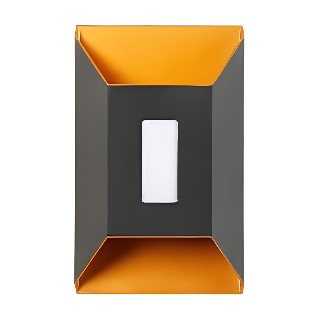 Modern Waterproof LED Up and Down Wall Sconce for Outdoor Porch and Interior Garden