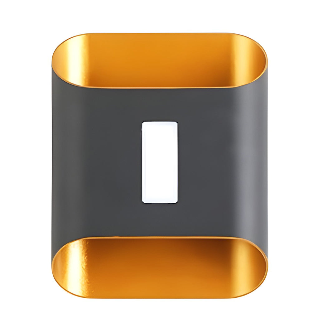 Modern Waterproof LED Up and Down Wall Sconce for Outdoor Porch and Interior Garden