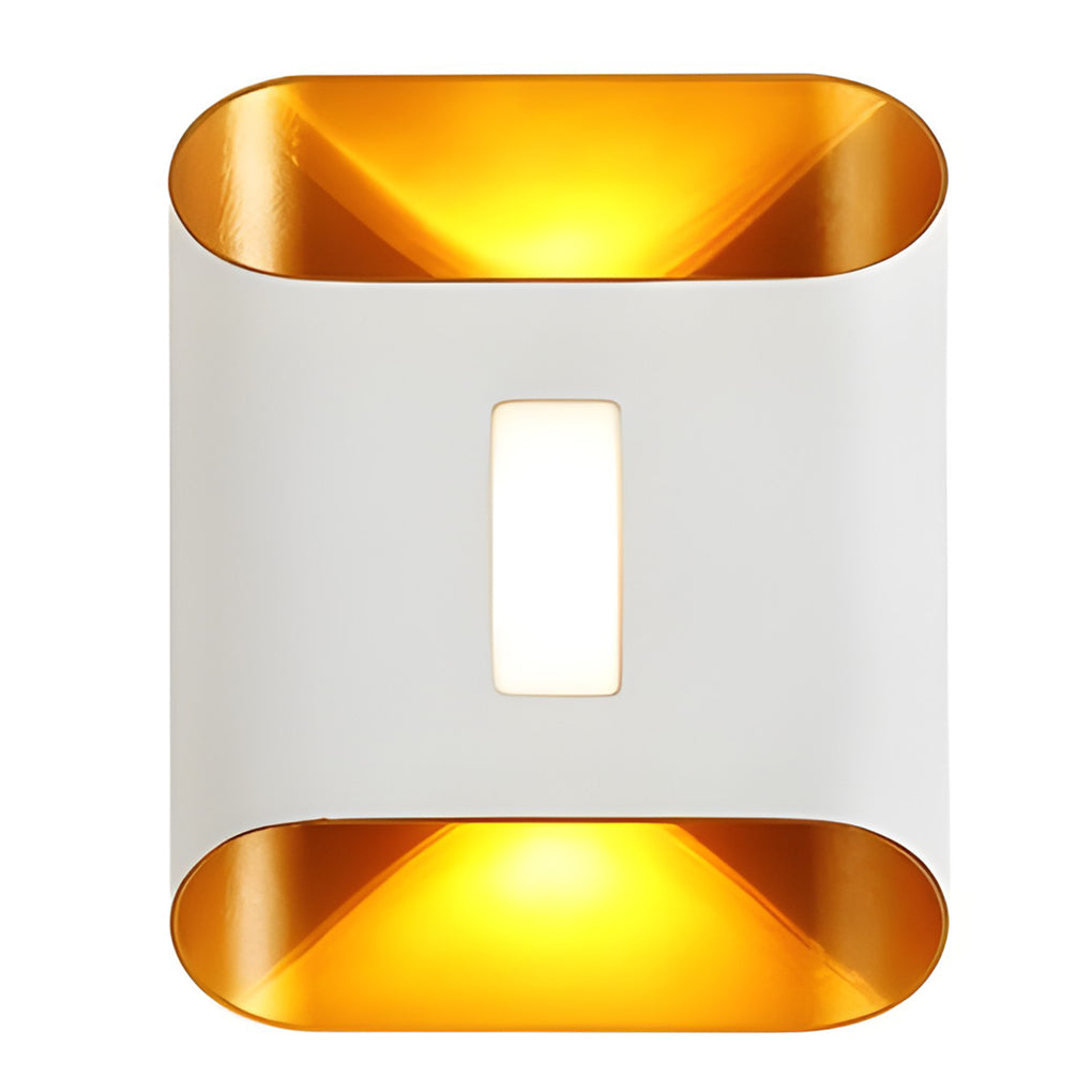 Modern Waterproof LED Up and Down Wall Sconce for Outdoor Porch and Interior Garden