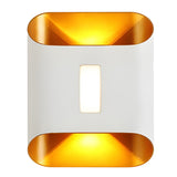 Modern Waterproof LED Up and Down Wall Sconce for Outdoor Porch and Interior Garden