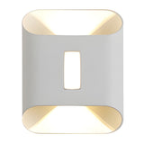 Modern Waterproof LED Up and Down Wall Sconce for Outdoor Porch and Interior Garden