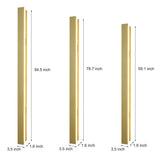 Modern Waterproof Minimalist Strip LED Wall Sconce for Outdoor Garden and Villa Lighting