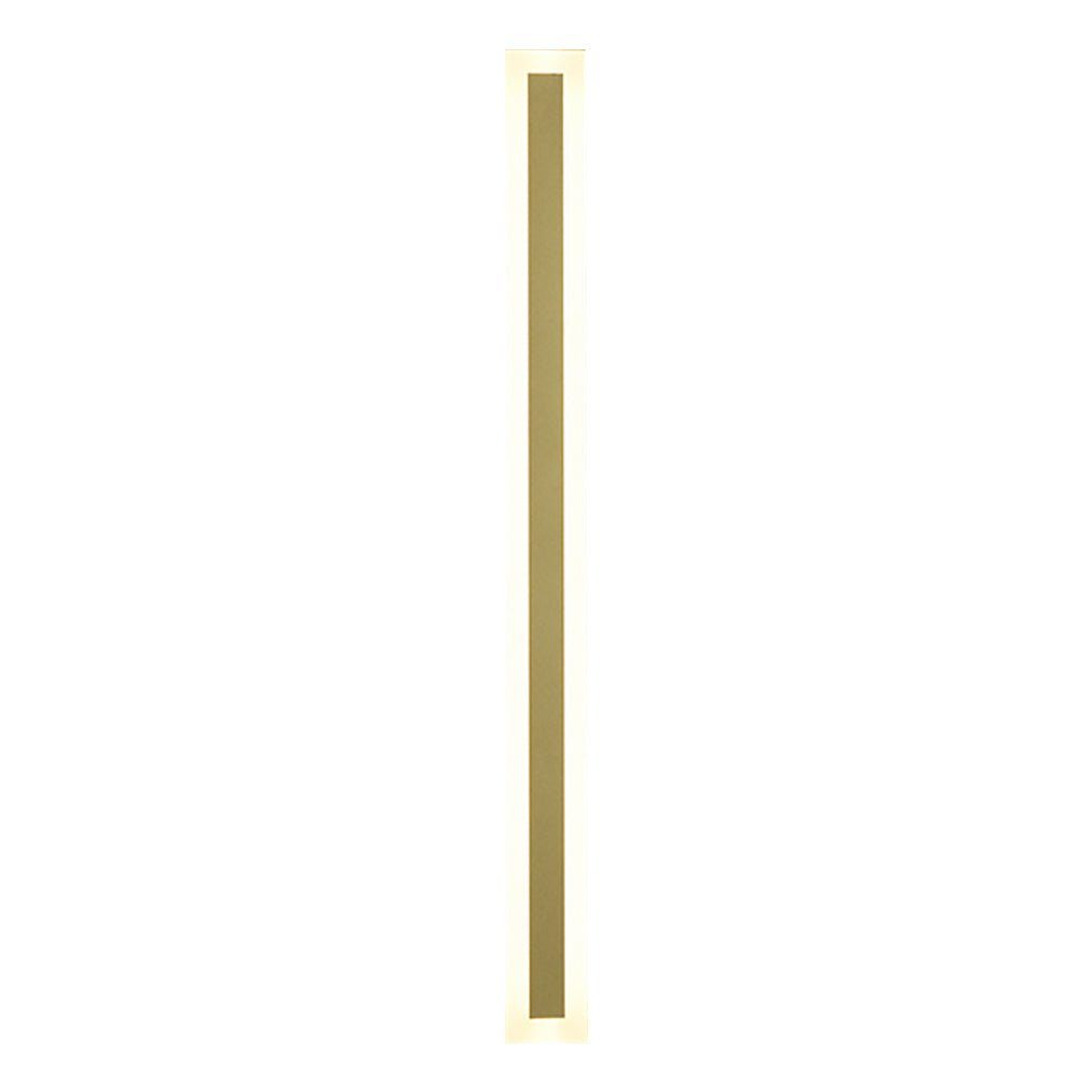 Modern Waterproof Minimalist Strip LED Wall Sconce for Outdoor Garden and Villa Lighting